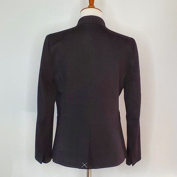 J. Crew 365 Going Out Open Front Blazer Stretch Twill Black Size 4 - Picture 7 of 9